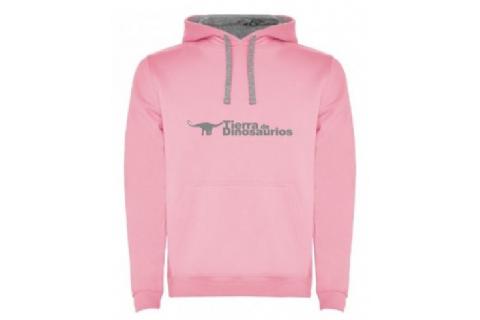 Sudadera adulto rosa Tierra de Dinosaurios