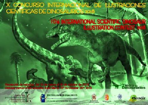 10th  INTERNATIONAL SCIENTIFIC  DINOSAUR  ILLUSTRATION CONTEST  2018