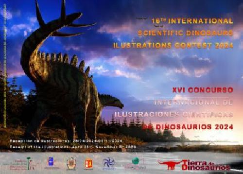 XVI CONCURSO INTERNACIONAL DE ILUSTRACIONES CIENTFICAS DE DINOSAURIOS 2024