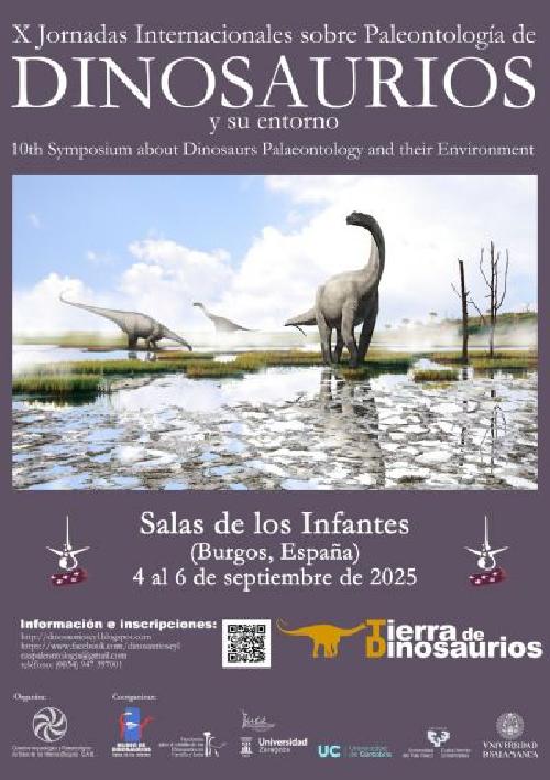 X Jornadas Internacionales sobre Paleontologa de Dinosaurios y su Entorno 2025