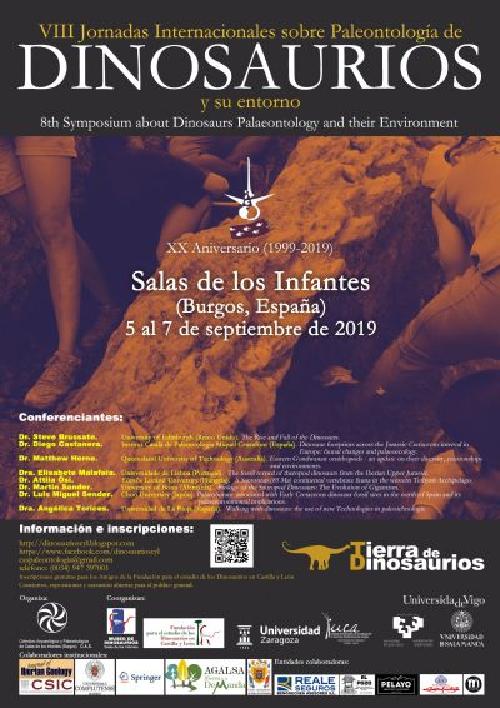 VIII Jornadas Internacionales sobre Paleontología sobre Dinosaurios y su entorno